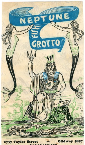 1930s neptune fish grotto san - fish,